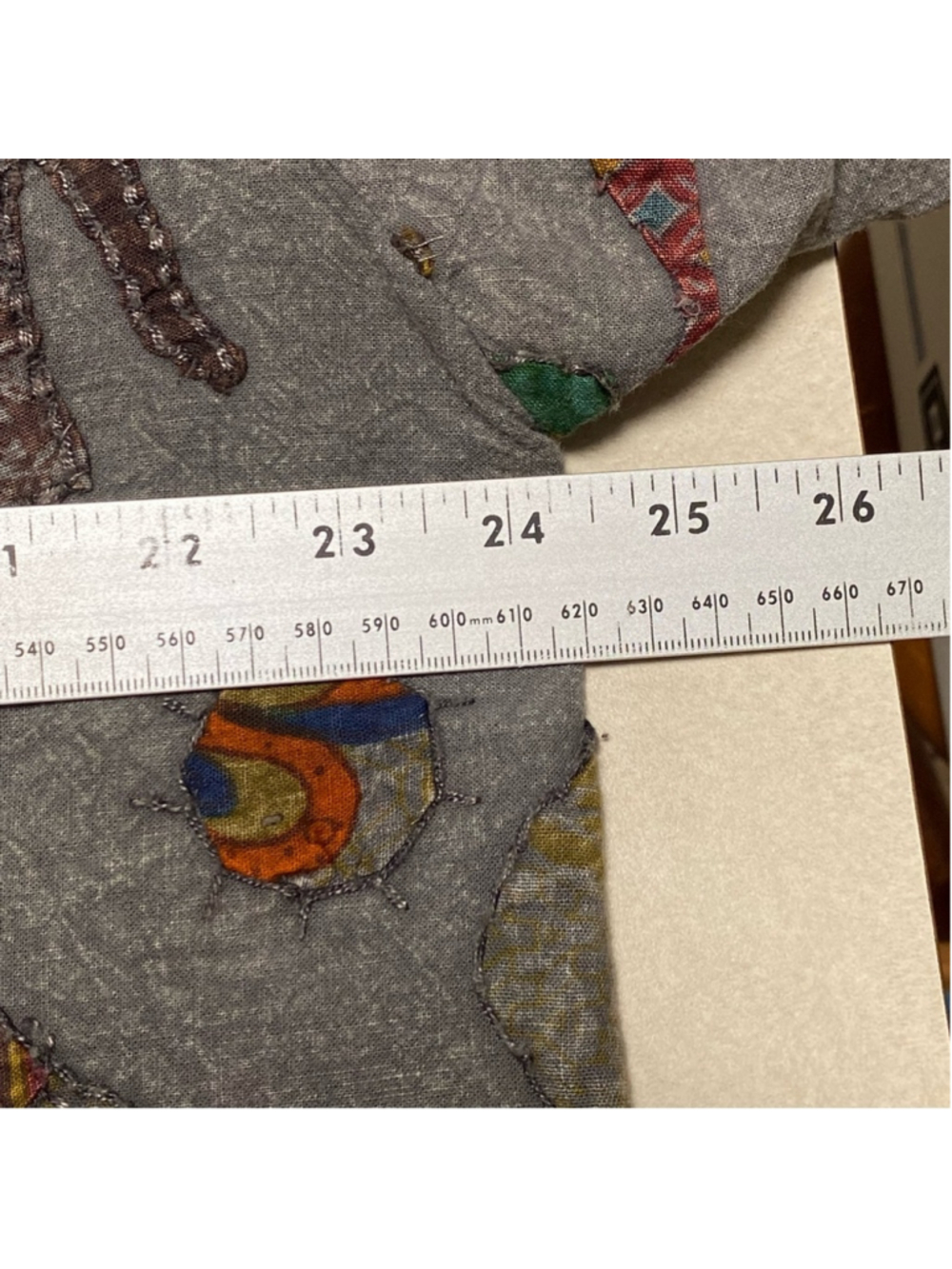 Shop Therapy Jacket Womens Size L/XL Gray Elephant details 100% Cotton Jacket - Picture 10 of 12